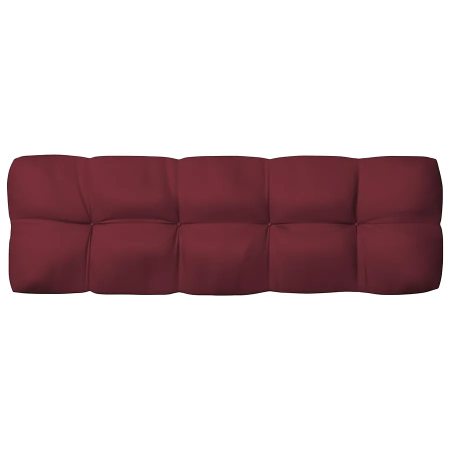Coussins de canapé palette lot de 7 Rouge bordeaux - 5