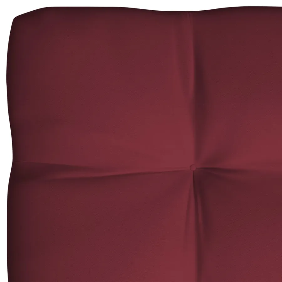 Coussins de canapé palette lot de 7 Rouge bordeaux - 7