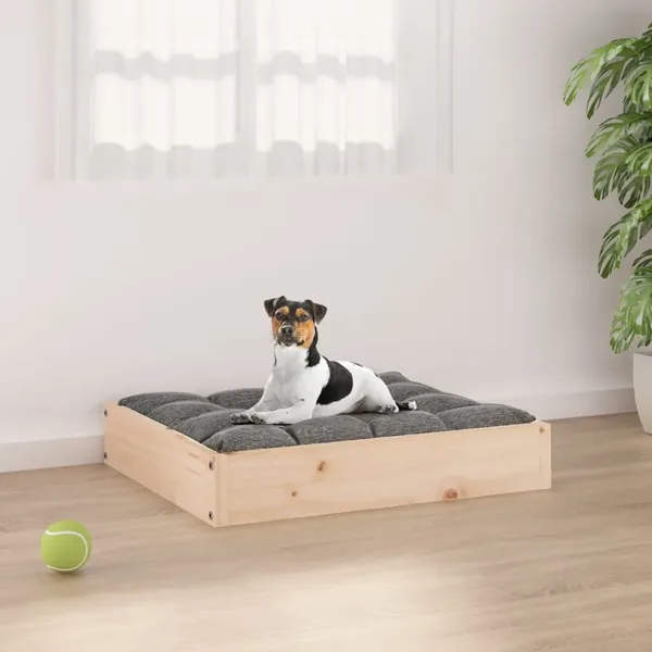 Lit pour chien 51,5x44x9 cm Bois de pin solide