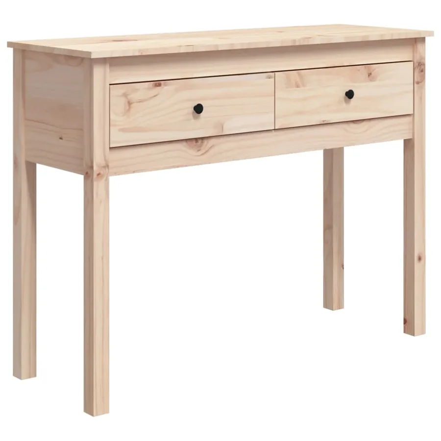 Table console 100x35x75 cm Bois massif de pin - 2