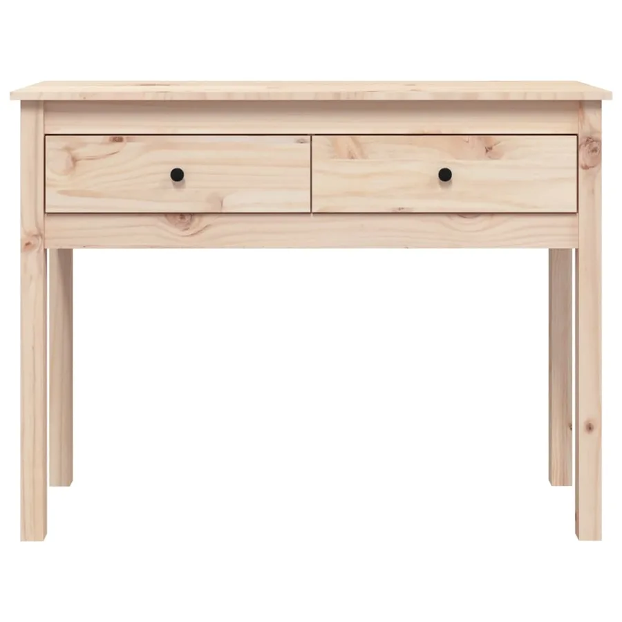 Table console 100x35x75 cm Bois massif de pin - 6
