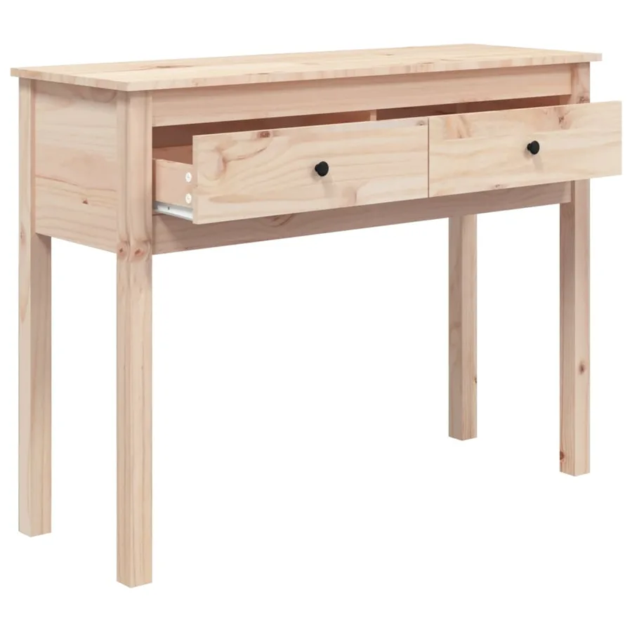 Table console 100x35x75 cm Bois massif de pin - 7