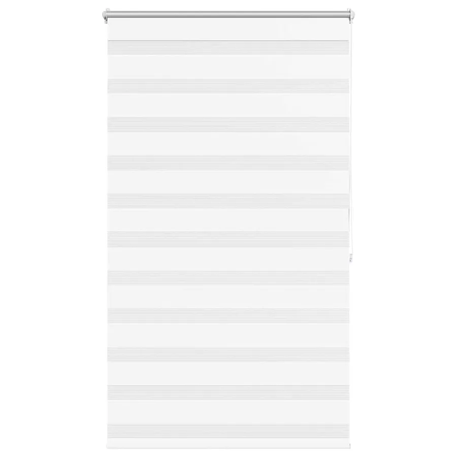 Store vénitien zébré 100,9 x 175 cm, largeur du tissu 96,7 cm, blanc - 2