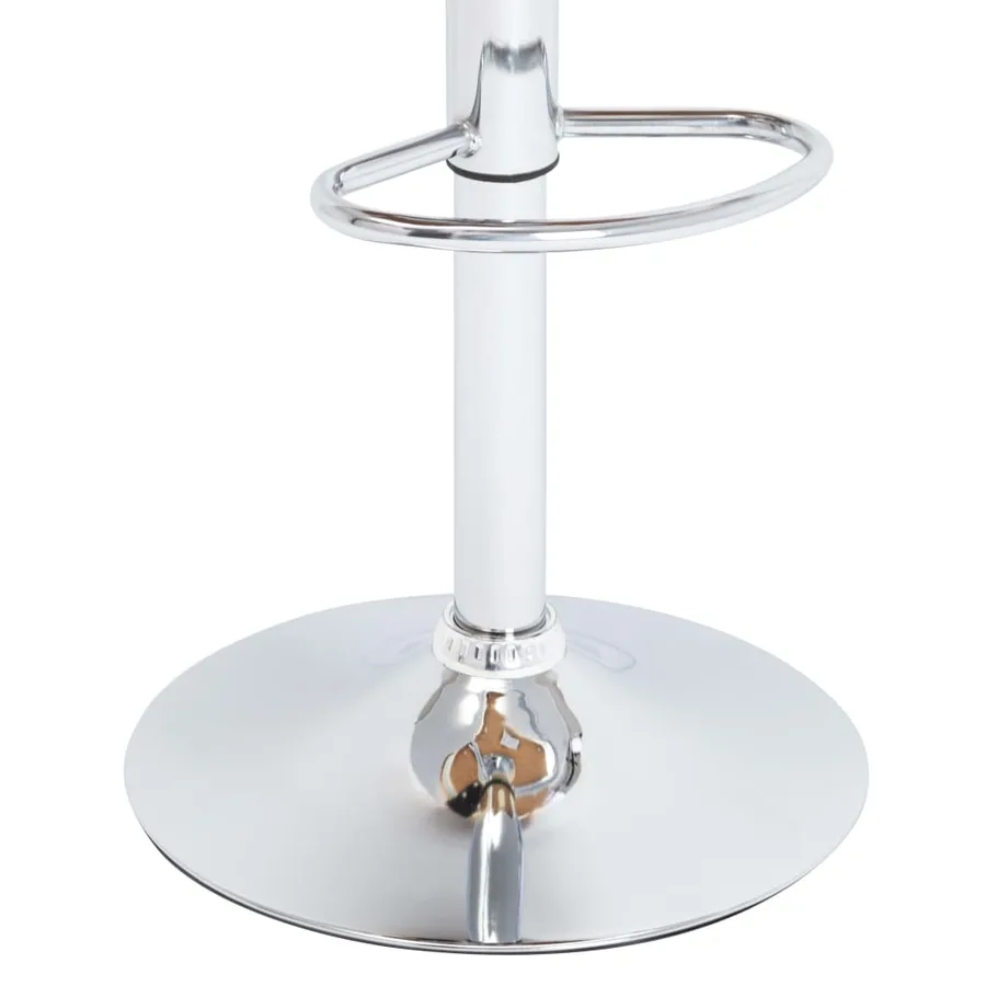 Tabouret de bar Crème Similicuir - 6