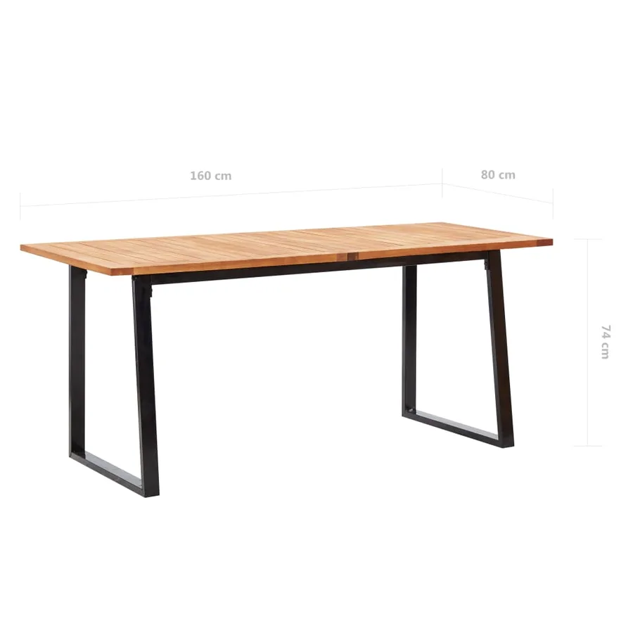 Mobilier d'extérieur 7 pcs résine tressée et bois d'acacia gris - 11