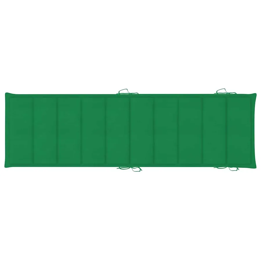 Chaise longue de jardin avec coussin Bois d'acacia solide - 11