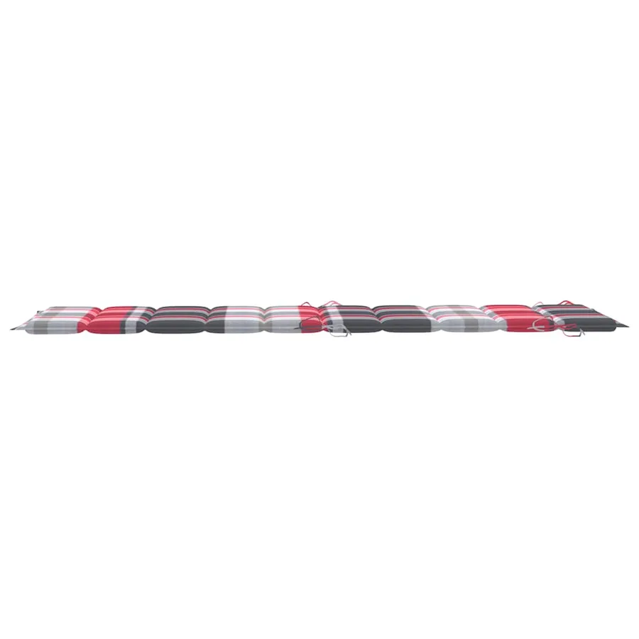 Chaises longues lot de 2 avec coussins Bois d'acacia solide - 9
