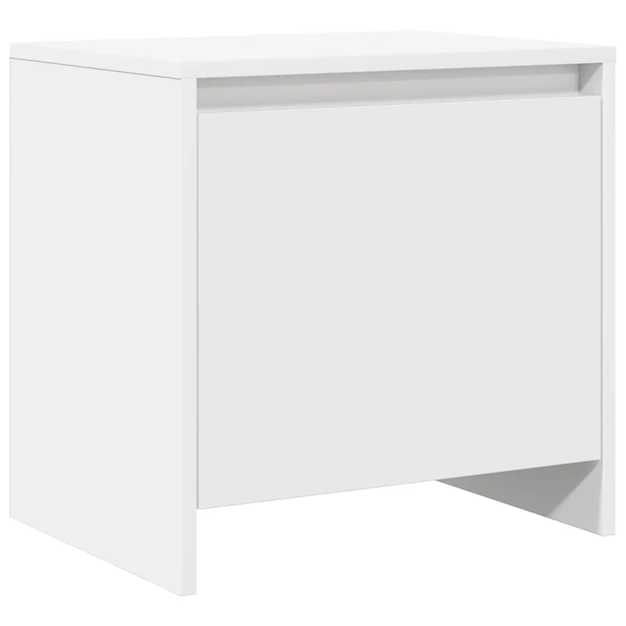 Tables de chevet 2 pcs blanc 45x34x44,5 cm bois d'ingénierie - 5