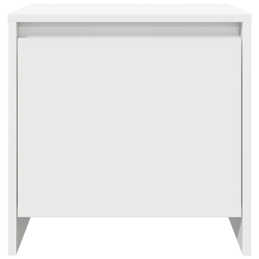 Tables de chevet 2 pcs blanc 45x34x44,5 cm bois d'ingénierie - 7