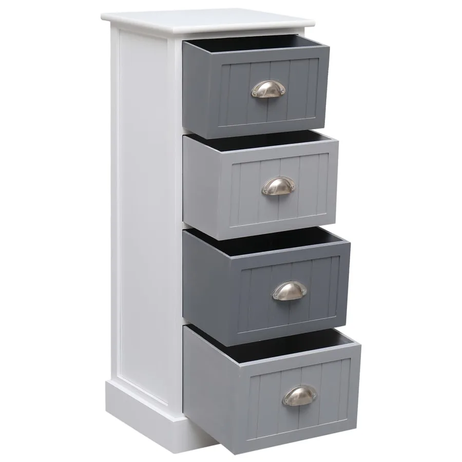 Armoire latérale 35x30x90 cm Bois de Paulownia - 4