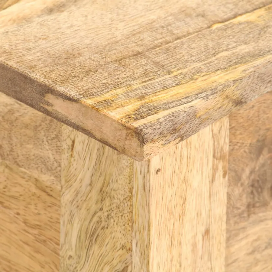 Boîte de rangement 99x35x48 cm Bois de manguier solide - 5