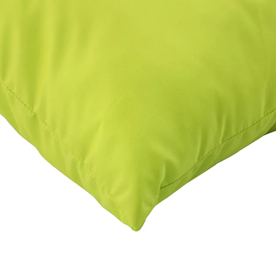 Coussins de palette lot de 3 vert vif tissu oxford - 7