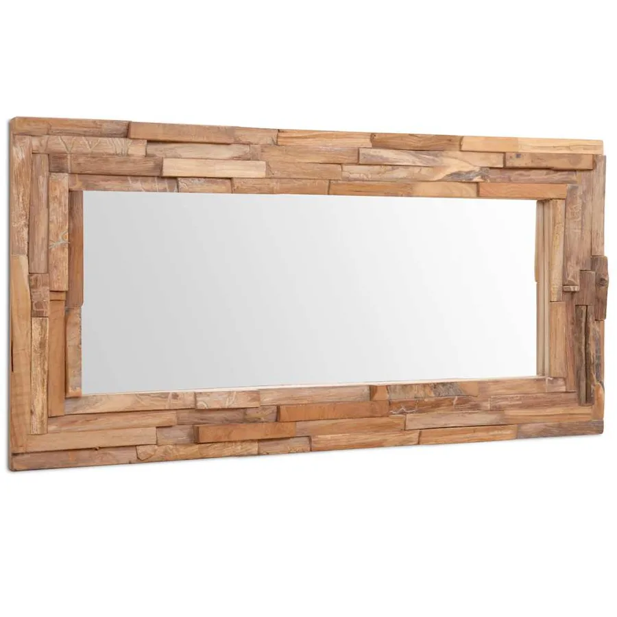 Miroir décoratif Teck 120x60 cm Rectangulaire - 5
