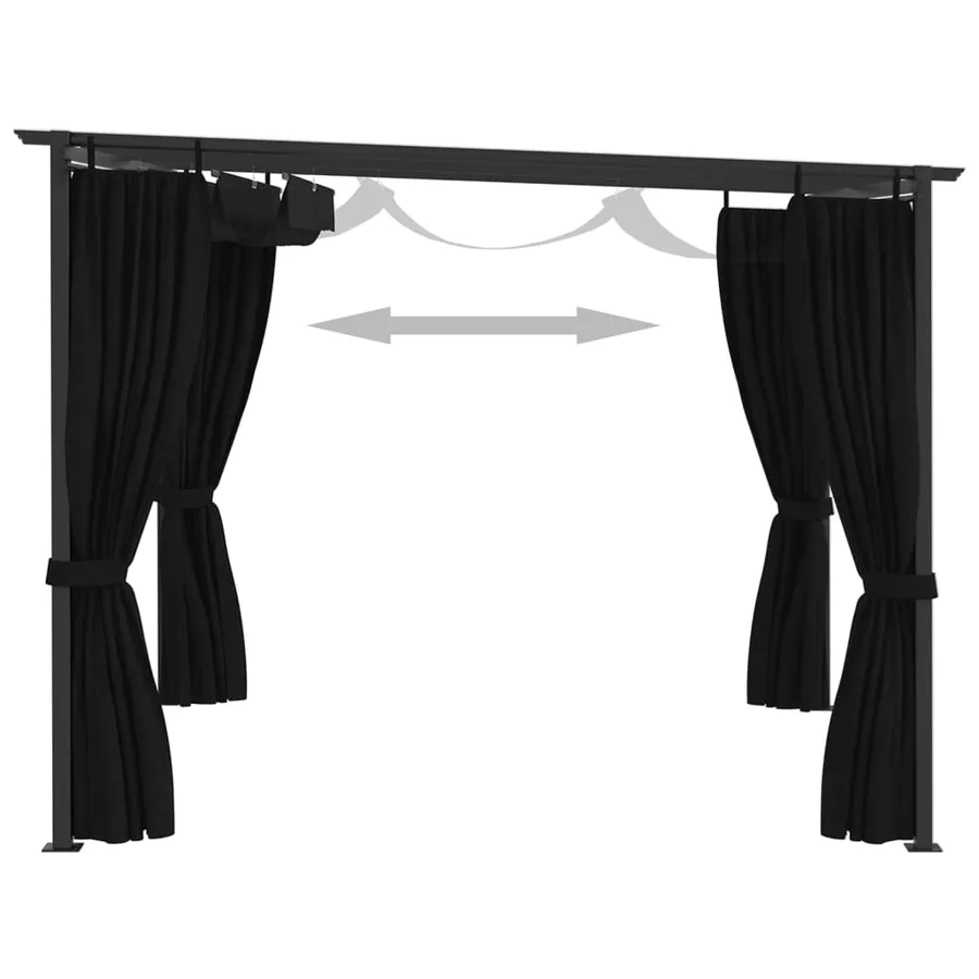 Belvédère 4x3 m Anthracite - 6