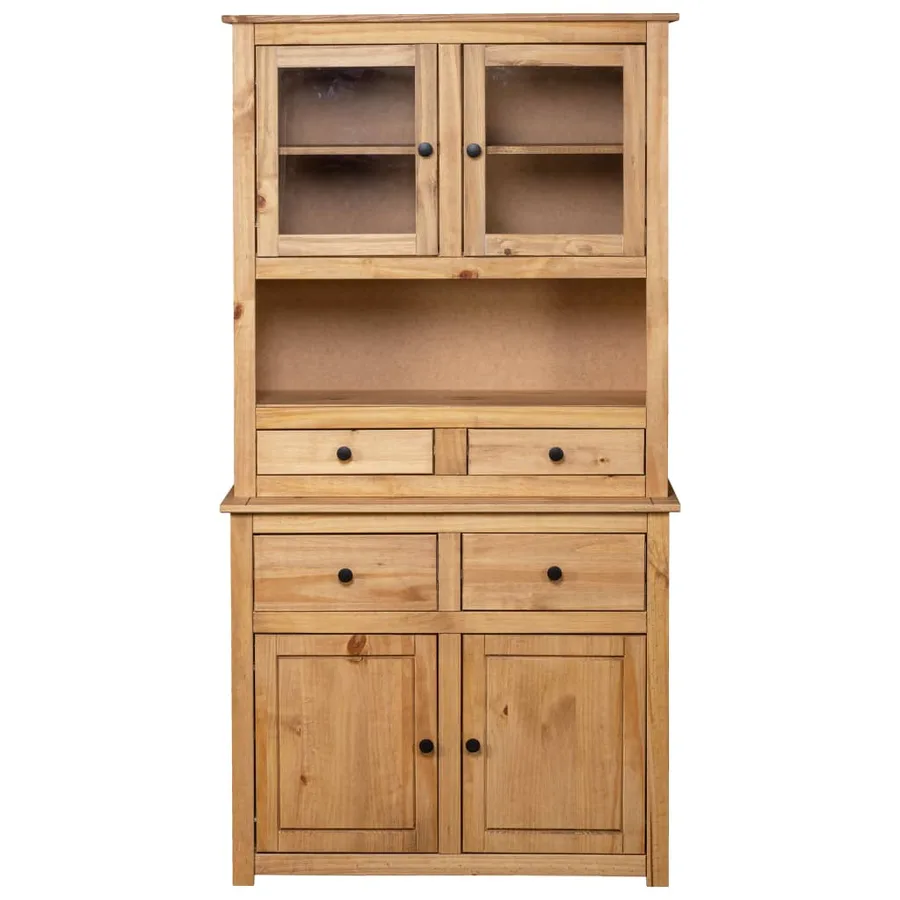 Buffet haut 93x40,5x180 cm Pin Gamme Panama - 3