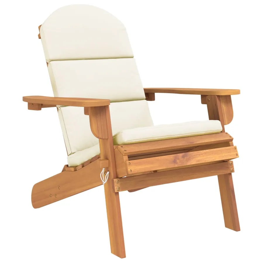 Ensemble de salon de jardin Adirondack 5 pcs bois acacia solide - 5