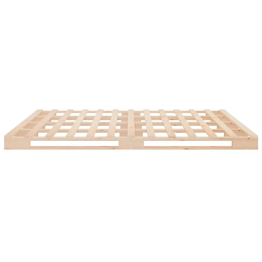 Lit de palette 160x200 cm bois de pin massif - 6