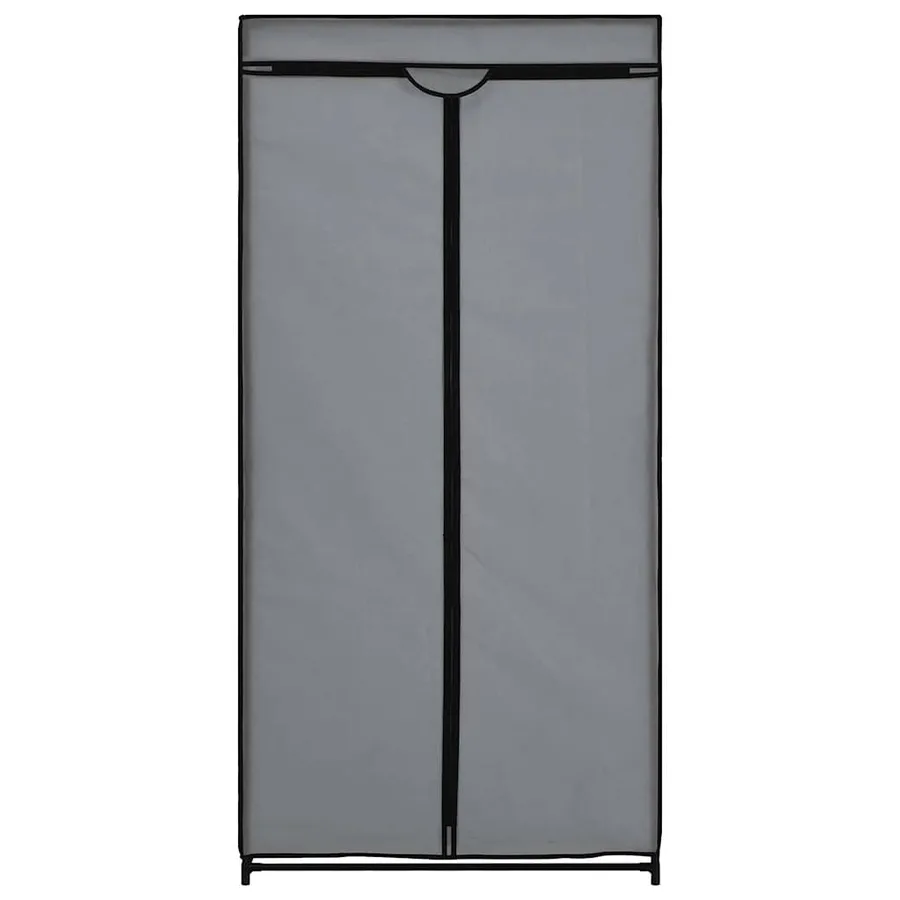 2 pcs Garde-robes Gris 75x50x160 cm - 5