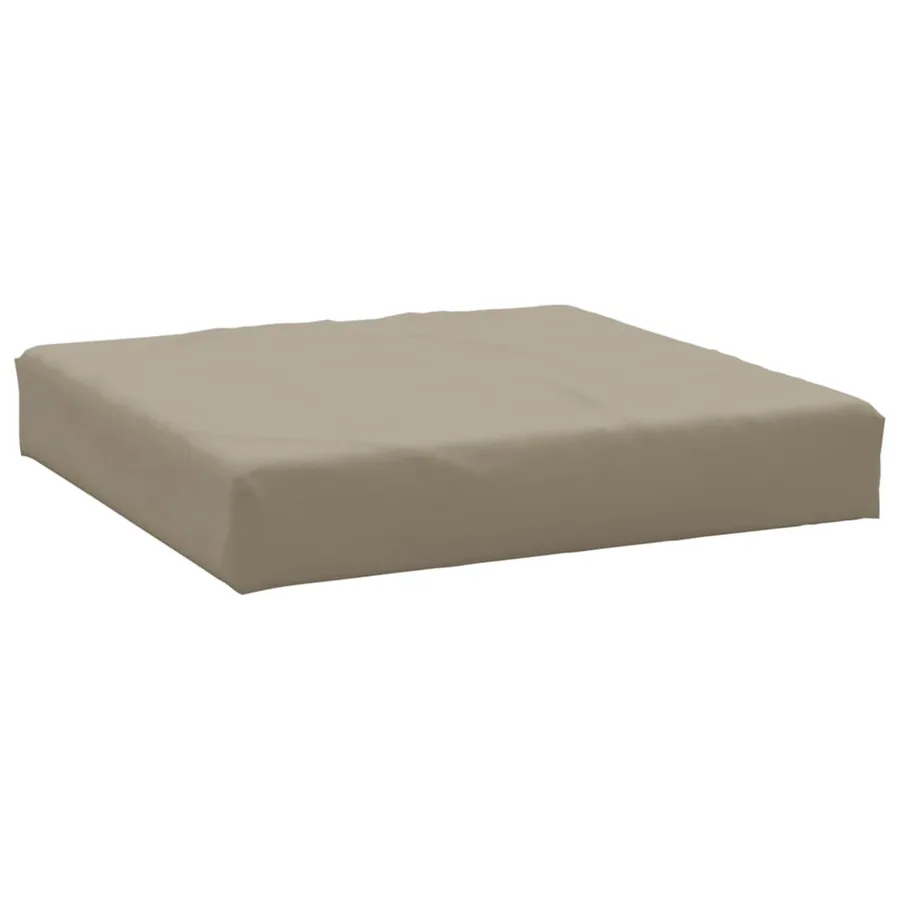 Coussins de palette lot de 3 taupe tissu oxford - 5