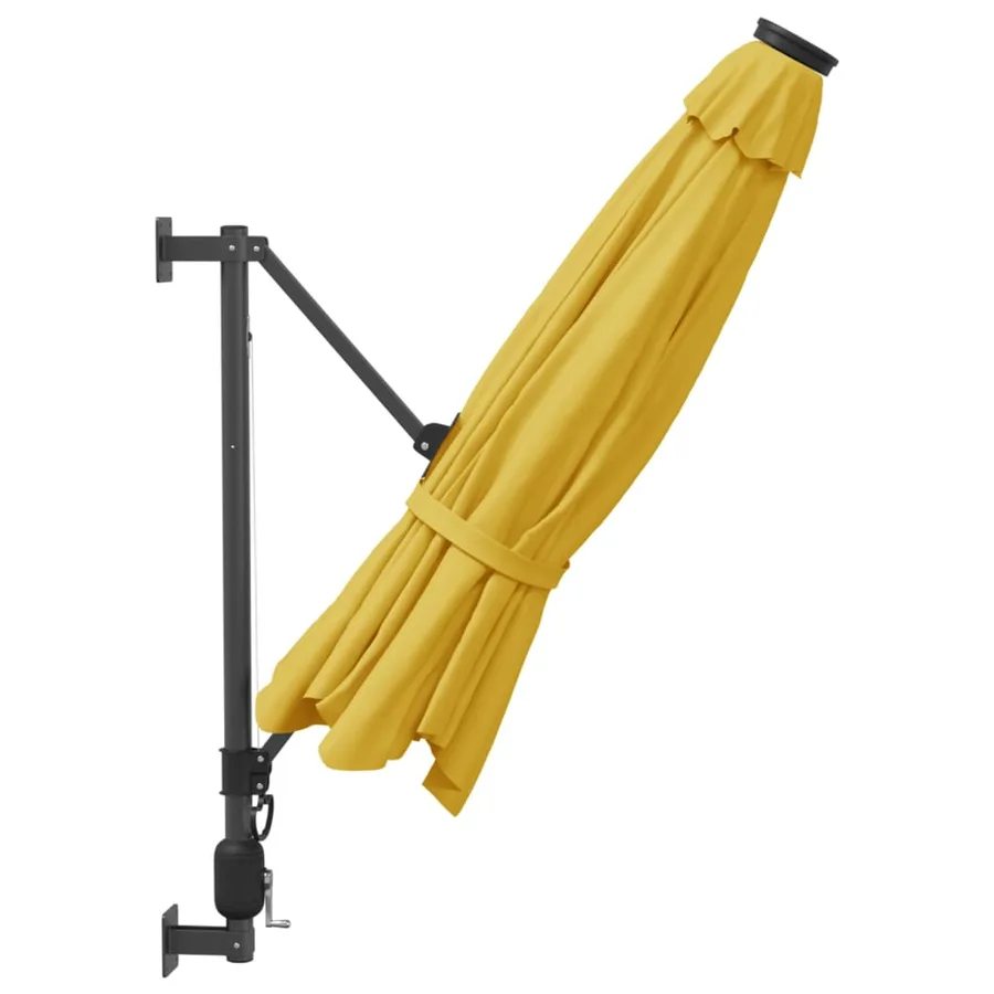 Parasol mural jaune 290 cm - 4