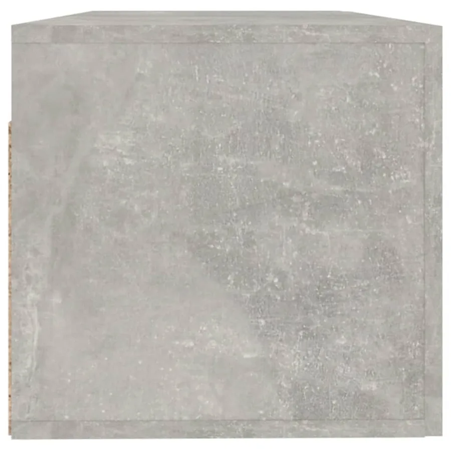 Armoire murale Gris béton 100x36,5x35 cm Bois d'ingénierie - 6