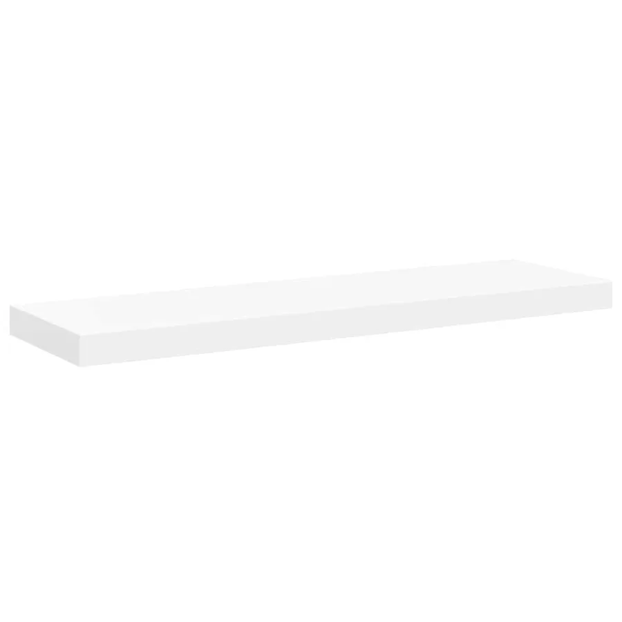 Étagères murales flottantes 4 pcs blanc 80x23,5x3,8 cm MDF - 6