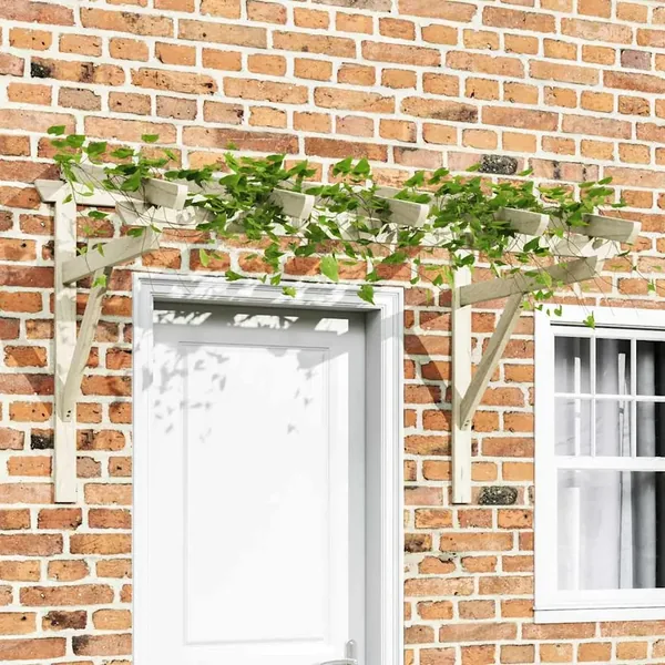 Auvent de porte 150x100x100 cm Bois de pin solide