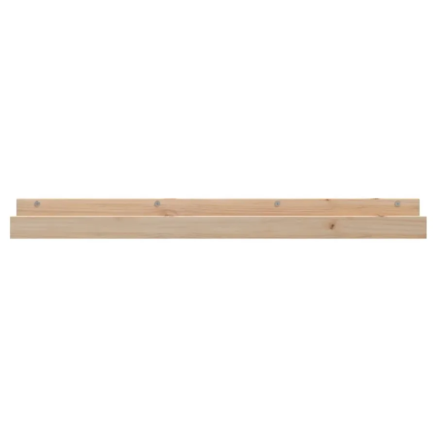 Étagères murales 2 pcs 110x12x9 cm Bois de pin massif - 4