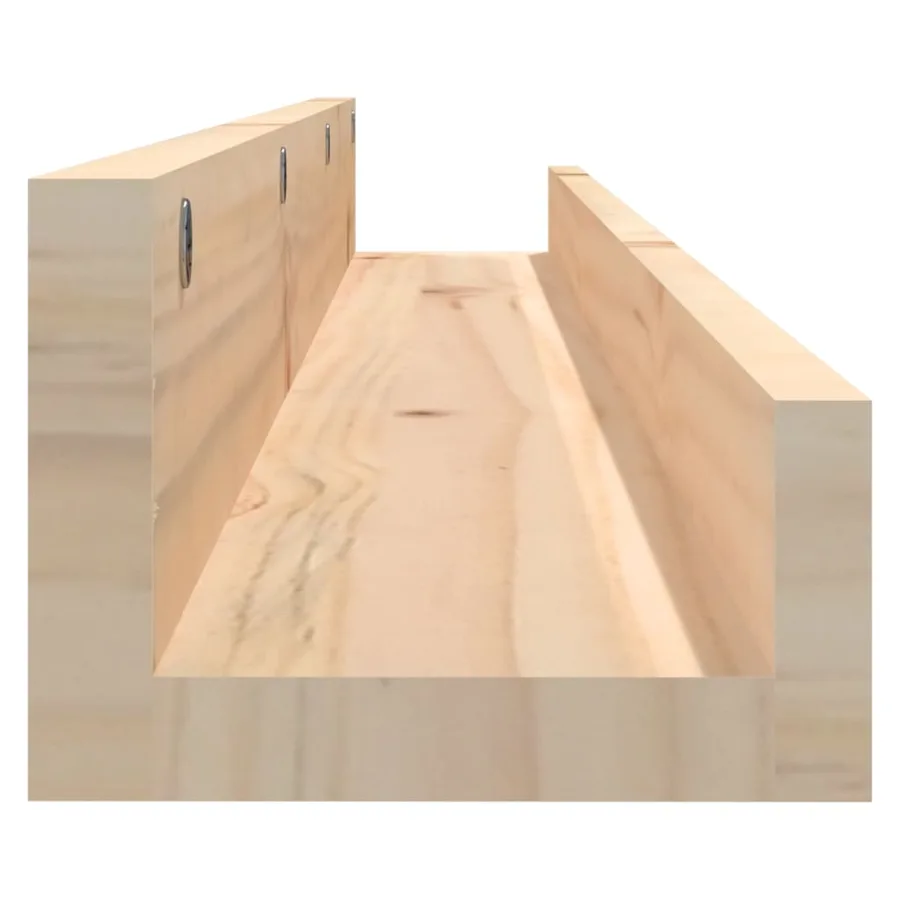 Étagères murales 2 pcs 110x12x9 cm Bois de pin massif - 5