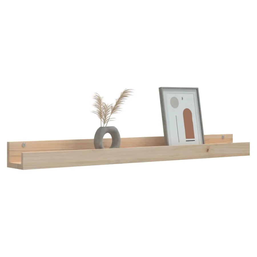 Étagères murales 2 pcs 110x12x9 cm Bois de pin massif - 7