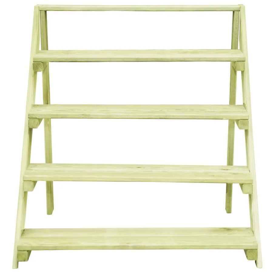 Support de jardinière 80x80x80 cm Bois de pin imprégné - 2