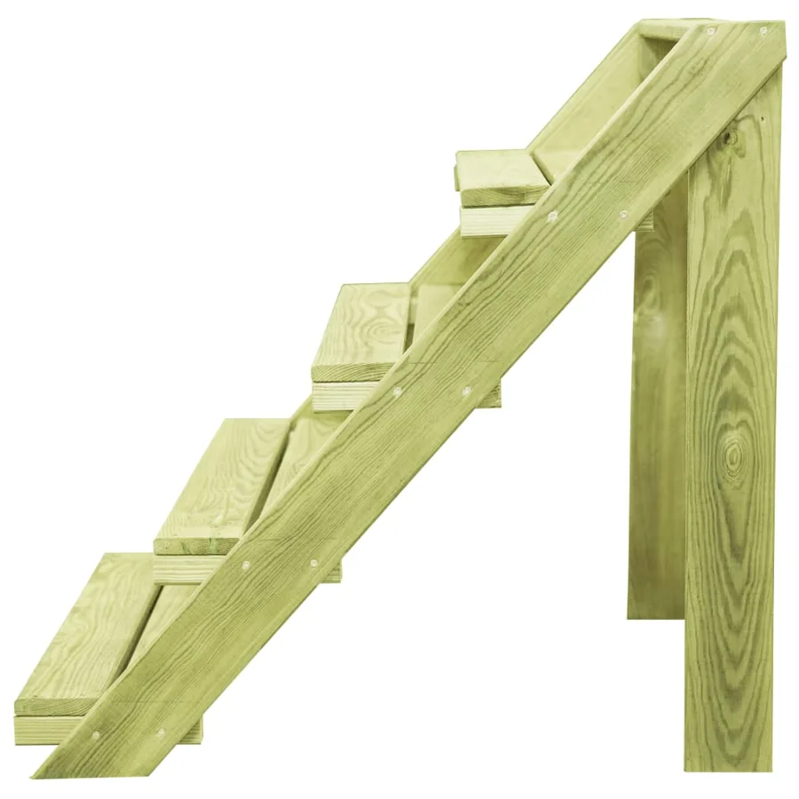 Support de jardinière 80x80x80 cm Bois de pin imprégné - 3