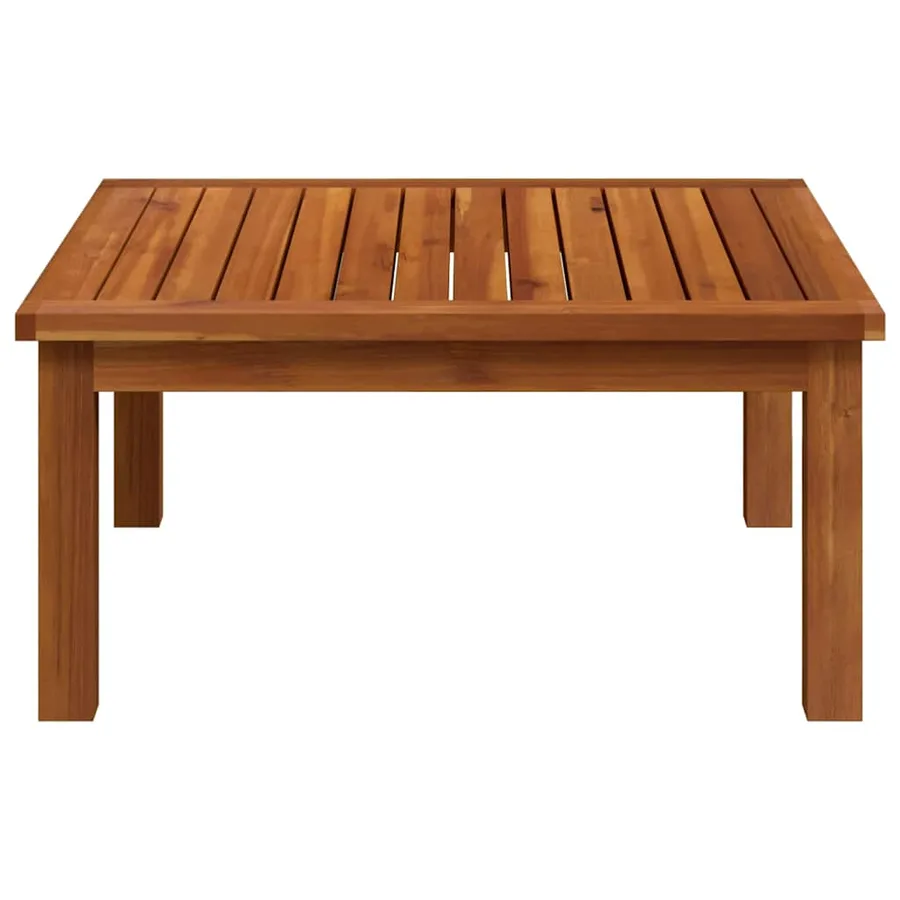 Salon de jardin 2 pièces avec coussins en bois d'acacia et corde - 9