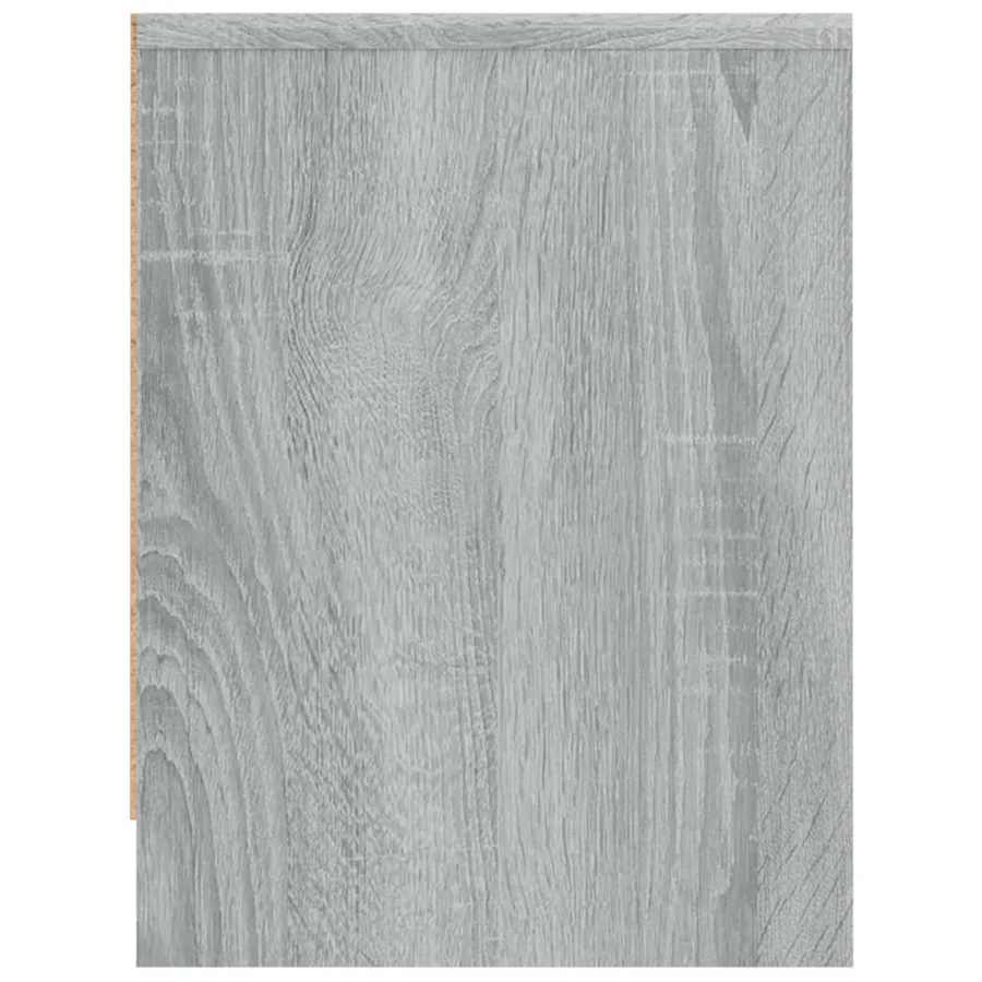 Table de chevet sonoma gris 40x30x40 cm bois d'ingénierie - 5
