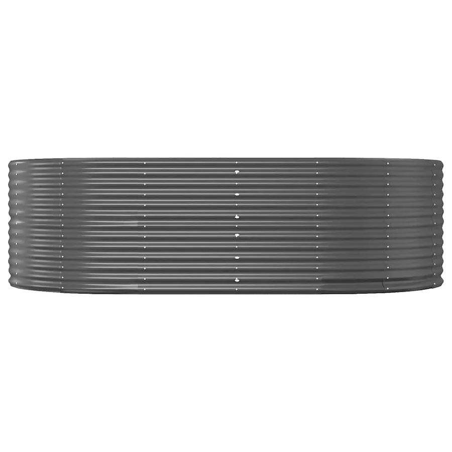 Jardinière surélevée Anthracite 212 x 140 x 68 cm Acier galvanisé - 3
