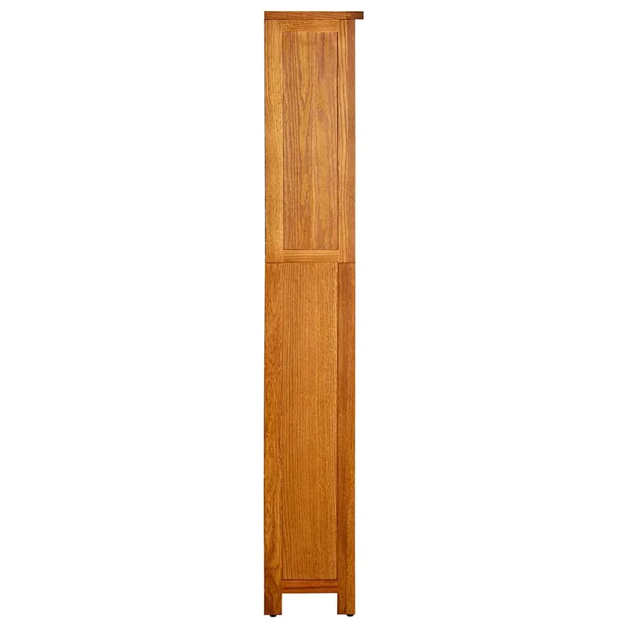 Bibliothèque à 5 étagères 70x22x140 cm Bois de chêne massif - 3