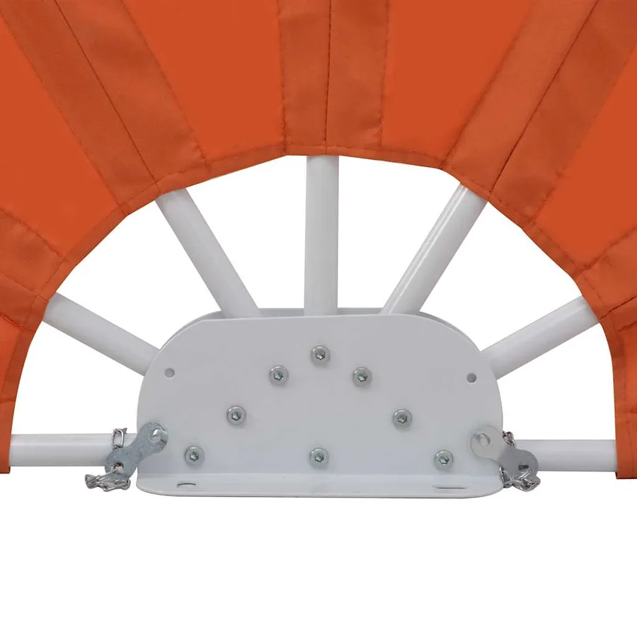 Auvent latéral pliable de terrasse Terre cuite 160 cm - 8