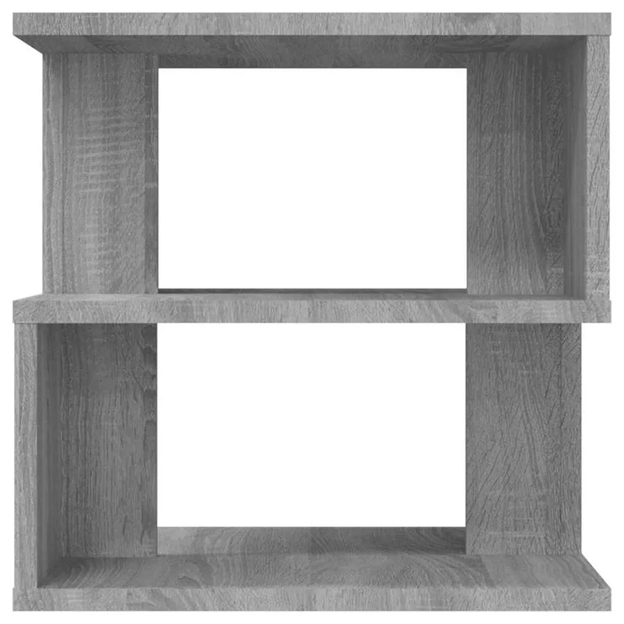 Table d'appoint Sonoma gris 40x40x40 cm Bois d'ingénierie - 3
