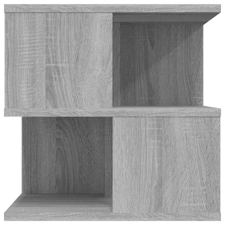 Table d'appoint Sonoma gris 40x40x40 cm Bois d'ingénierie - 4
