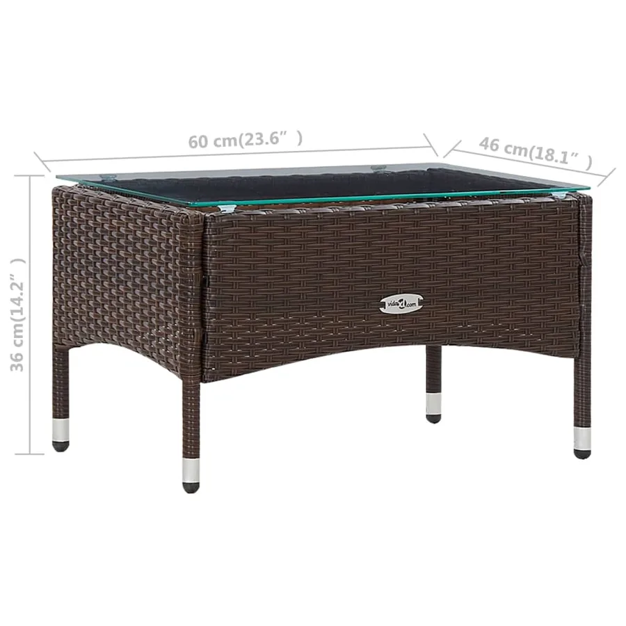 Salon de jardin 5 pcs avec coussins Résine tressée Marron - 12
