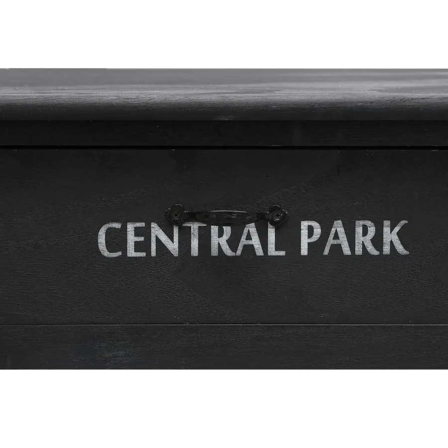 Table basse Noir 100x50x45 cm Bois - 9
