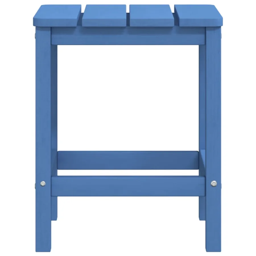Chaise de jardin Adirondack repose-pied table PEHD Bleu aqua - 6