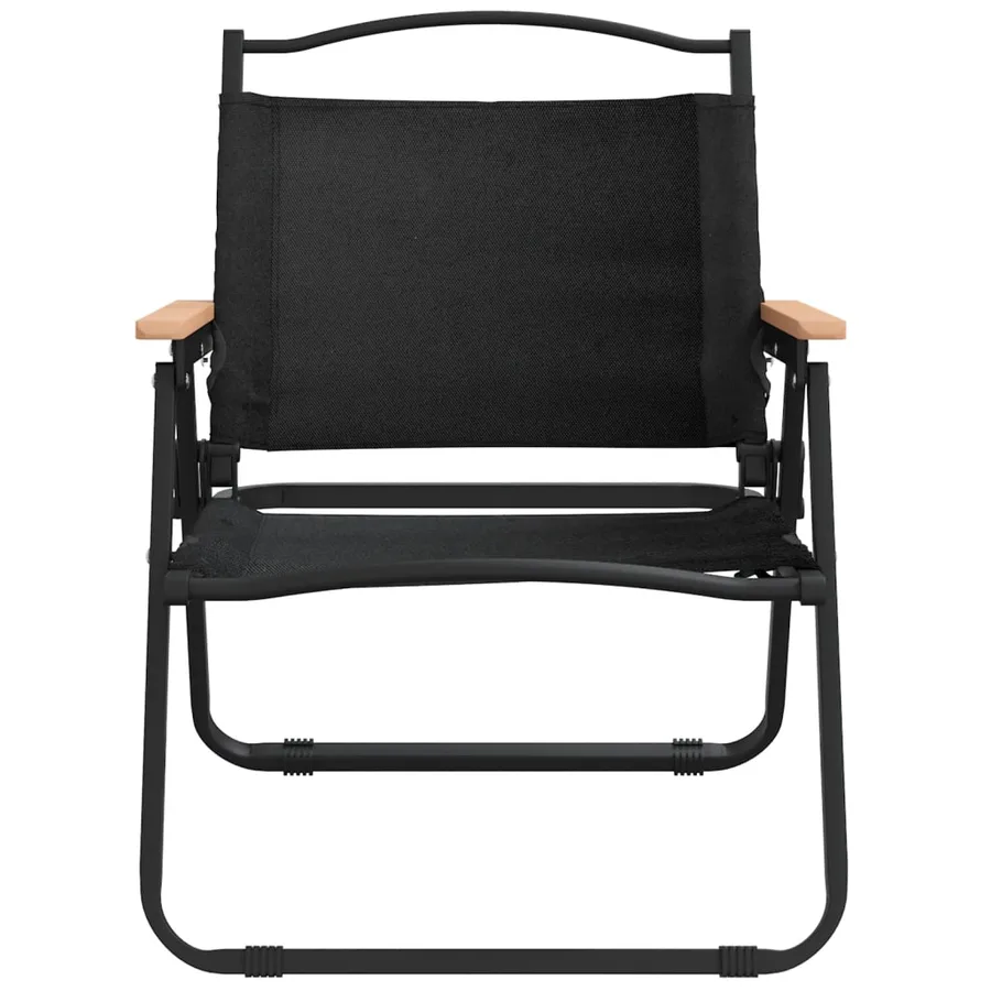 Chaises de camping lot de 2 Noir 54x43x59 cm Tissu Oxford - 4