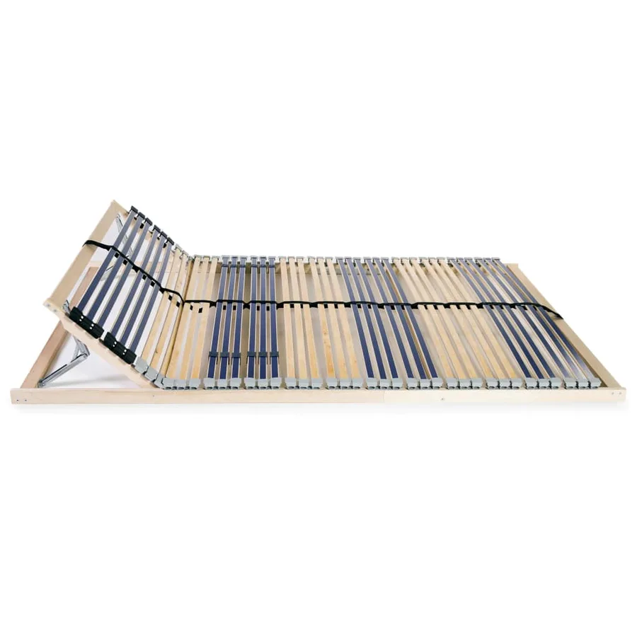 Sommier à lattes sans matelas avec 42 lattes 7 zones 140x200 cm - 2