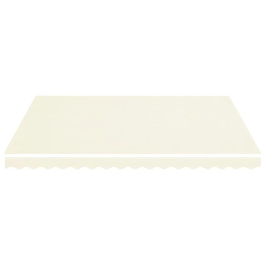 Tissu de remplacement pour auvent couleur crème 4x3,5 m polyester - 3