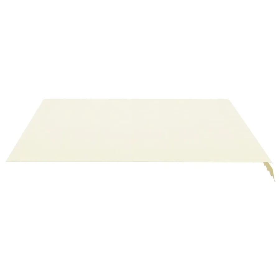 Tissu de remplacement pour auvent couleur crème 4x3,5 m polyester - 4
