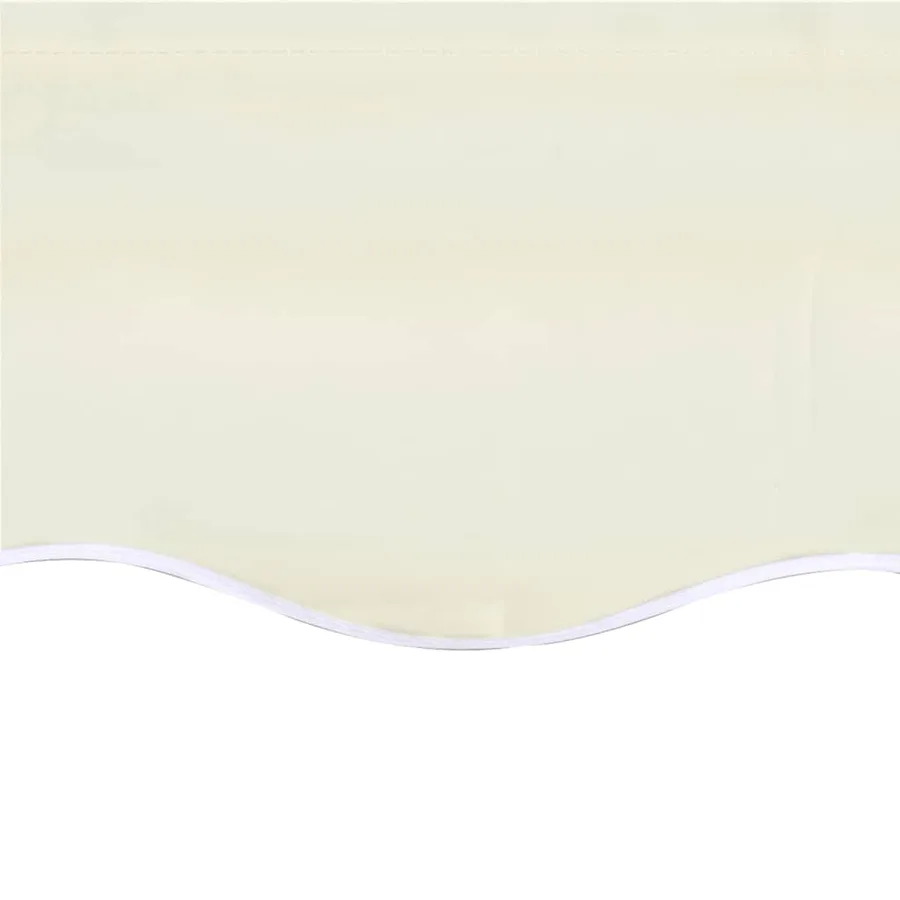 Tissu de remplacement pour auvent couleur crème 4x3,5 m polyester - 5