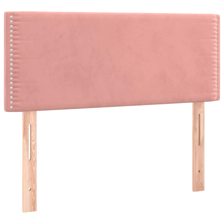 Sommier à lattes de lit avec matelas Rose 100x200 cm Velours - 6
