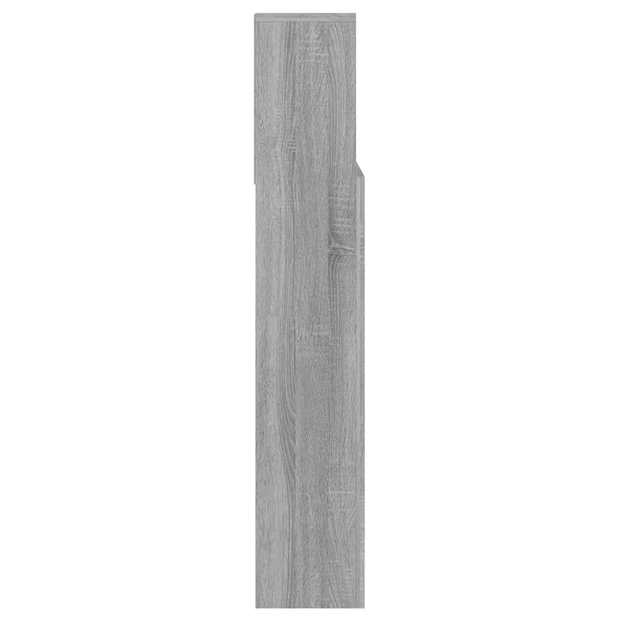 Armoire de tête de lit Sonoma gris 140x19x103,5 cm - 6