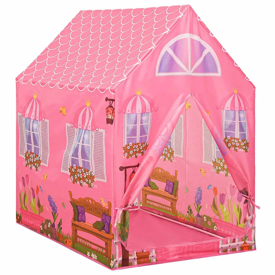 Tente de jeu pour enfants Rose 69x94x104 cm - 2